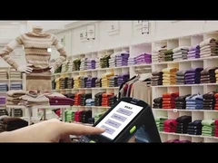 브랜드 포커스. 안드로이드 휴대용 터미널