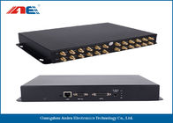 24 Channels HF RFID Fixed Reader , High Power RFID Reader For Bookshlef Inventory Management