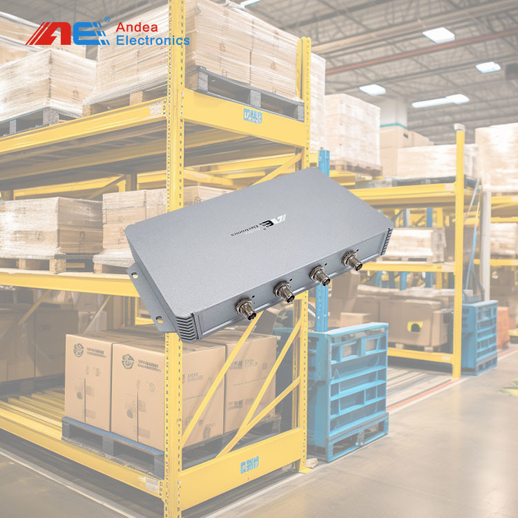 Long Range Intelligent UHF RFID Fixed Reader Impinj 4 Ports  For Warehouse Management